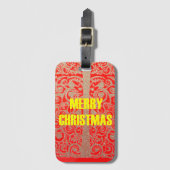 Étiquette À Bagage HOHO ! Bonne journée de Noël avec compassion (Devant Vertical)
