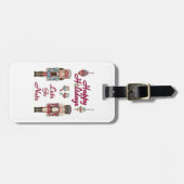 Étiquette À Bagage Holiday Nutcracker (Devant horizontal)