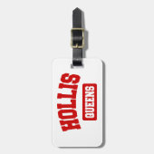 Étiquette À Bagage Hollis, Queens, New York (Devant Vertical)