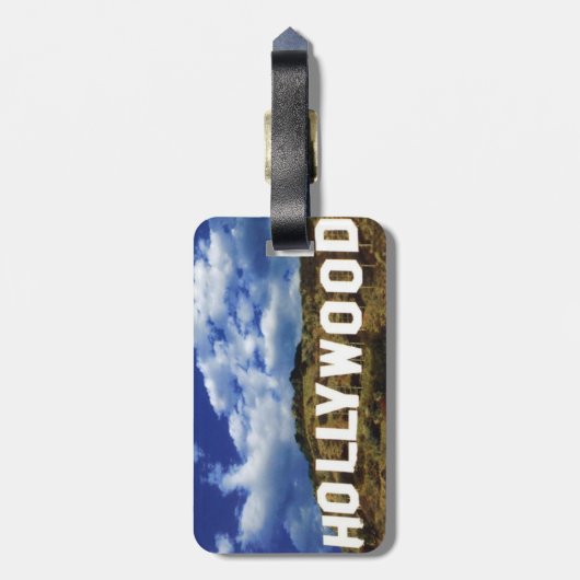 ÉTIQUETTE À BAGAGE HOLLYWOOD (Dos Vertical)