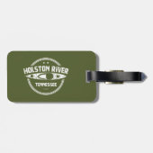 Étiquette À Bagage Holston River Tennessee Kayak (Dos horizontal)