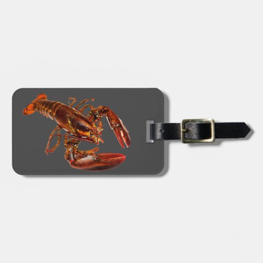 Étiquette À Bagage Homard (Devant horizontal)