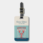 Étiquette À Bagage Homard frais pris tous les jours | Maine (Devant Vertical)