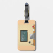 Étiquette À Bagage Home Office Desk Laptop Coffee (Dos Vertical)