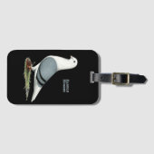 Étiquette À Bagage Homer Blue Saddle (Devant Horizontal)