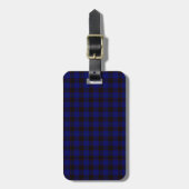Étiquette À Bagage Homes Tartan (Devant Vertical)