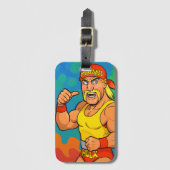 Étiquette À Bagage Hommage à Hulk Hogan (Devant Vertical)