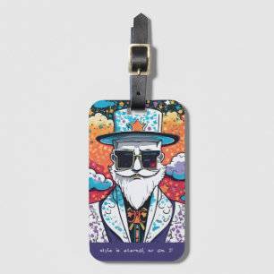 Étiquette À Bagage Homme élégant