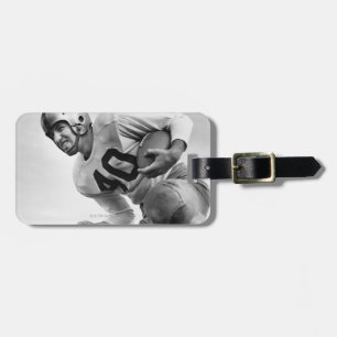 Étiquette À Bagage Homme jouant au football 3