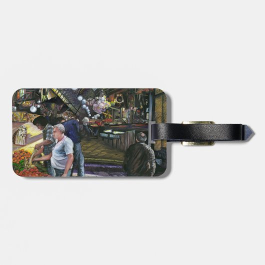 Étiquette À Bagage Hommes de commerce, Jérusalem (Dos horizontal)