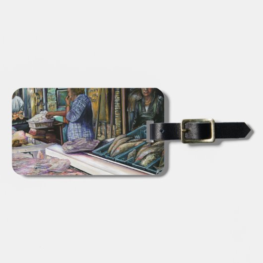 Étiquette À Bagage Hommes du désert, cadeaux de la mer (Devant horizontal)