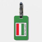 Étiquette À Bagage Hongrie (Dos Vertical)