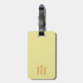 ÉTIQUETTE À BAGAGE HORIZON DE SAN FRANCISCO (Dos Vertical)