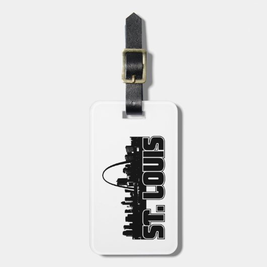 Étiquette À Bagage Horizon de St Louis (Devant Vertical)