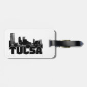 Étiquette À Bagage Horizon de Tulsa (Dos horizontal)