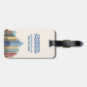 Étiquette À Bagage Horizon de ville de Vancouver, Canada | (Dos horizontal)