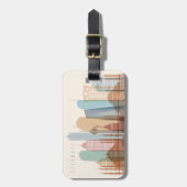 Étiquette À Bagage Horizon de ville d'Istanbul, Turquie | (Devant Vertical)