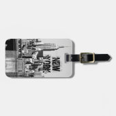 Étiquette À Bagage Horizon II de NYC (Devant horizontal)