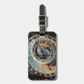 Étiquette À Bagage Horloge astronomique dans Praque (Devant Vertical)