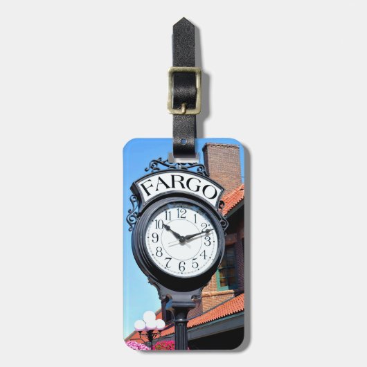 Étiquette À Bagage Horloge du fret (Devant Vertical)