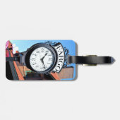 Étiquette À Bagage Horloge du fret (Dos horizontal)
