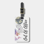 Étiquette À Bagage Hors de l'étiquette de bagage de bureau (Devant Vertical)