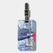 Étiquette À Bagage Horse et heart (Devant Vertical)