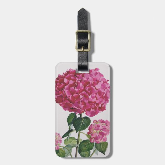 Étiquette À Bagage Hortensia (Devant Vertical)