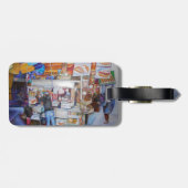 Étiquette À Bagage Hot Dog (Dos horizontal)