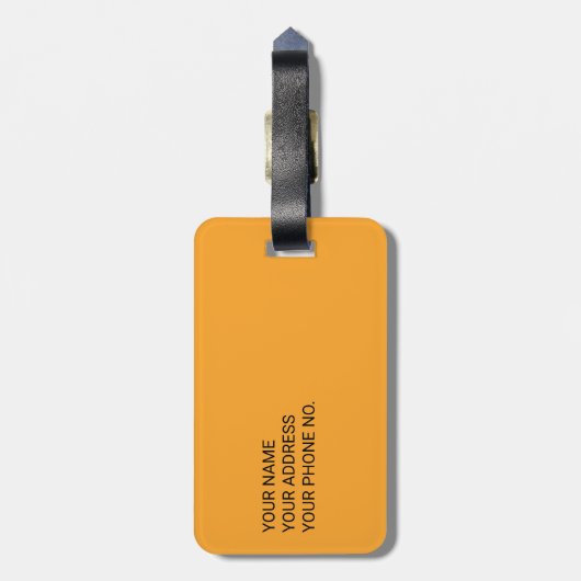 Étiquette À Bagage Hot Dog Oe Devil (Dos Vertical)