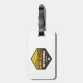 Étiquette À Bagage Hot Springs State Park Wyoming (Dos Vertical)