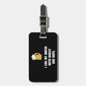 Étiquette À Bagage Houblon d'orge (Devant Vertical)