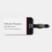 Étiquette À Bagage HOUSE of the Dragon | Dragon Filigree (Dos horizontal)