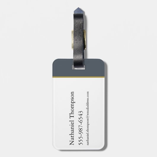 Étiquette À Bagage HOUSE OF THE DRAGON | Golden Filigree Dragon Crest (Dos Vertical)