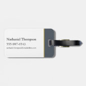 Étiquette À Bagage HOUSE OF THE DRAGON | Golden Filigree Dragon Crest (Dos horizontal)