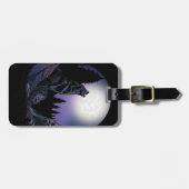 Étiquette À Bagage Howling Wolf (Devant horizontal)