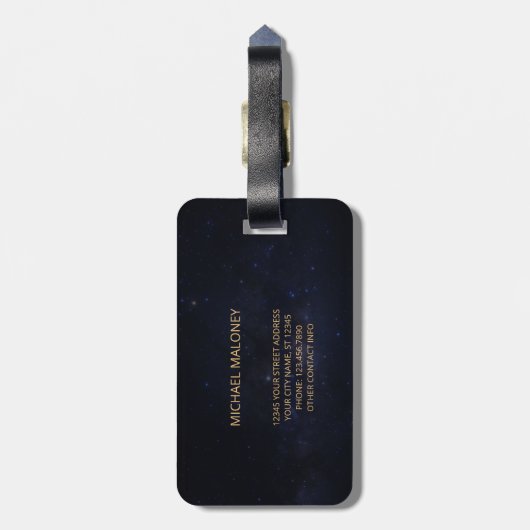 Étiquette À Bagage Howling Wolf Wild Animaux Photo (Dos Vertical)