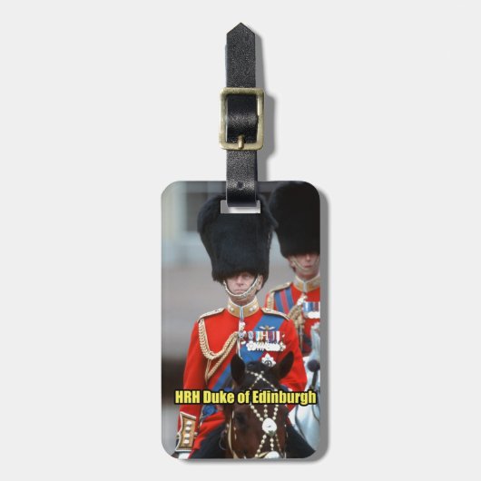 Étiquette À Bagage HRH Duke d'Édimbourg (Devant Vertical)