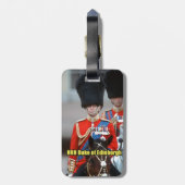 Étiquette À Bagage HRH Duke d'Édimbourg (Dos Vertical)