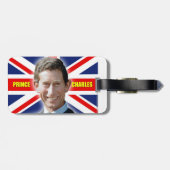 Étiquette À Bagage HRH Prince Charles - Patiotique ! (Dos horizontal)