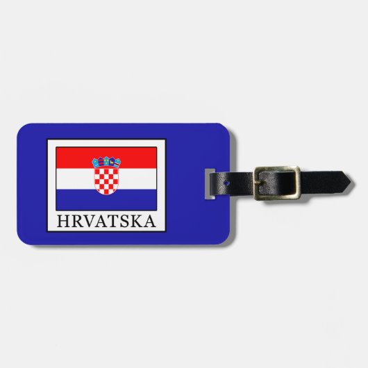 Étiquette À Bagage Hrvatska (Devant horizontal)