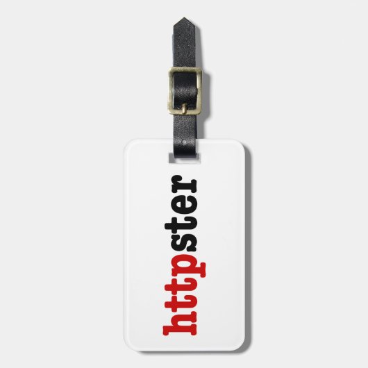 Étiquette À Bagage http (Devant Vertical)