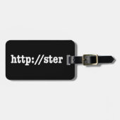 Étiquette À Bagage http://ster / code html (Devant horizontal)