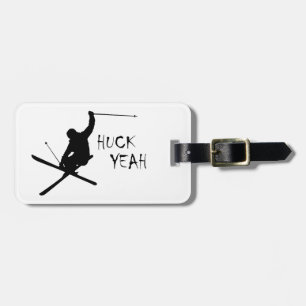 Étiquette À Bagage Huck Ouais (Ski)