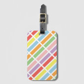 Étiquette À Bagage Hues du Colorful (Devant Vertical)