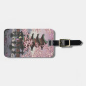 Étiquette À Bagage Huit vues de tombeau Kasamatsu de Tokyo Ueno (Devant horizontal)