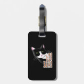 Étiquette À Bagage Humain ? Où êtes-vous ? Chat (Dos Vertical)