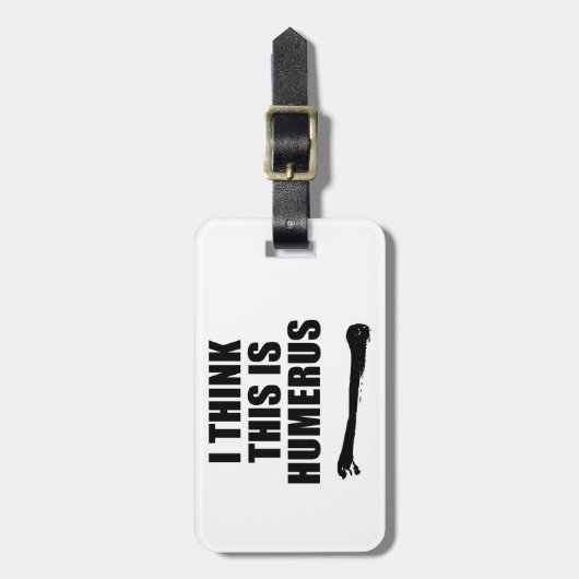 Étiquette À Bagage Humérus (Devant Vertical)