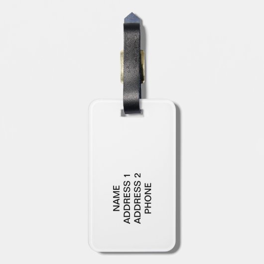 Étiquette À Bagage Humérus (Dos Vertical)