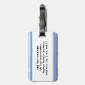 Étiquette À Bagage Humour alors fini inachevé de mariage (Dos Vertical)